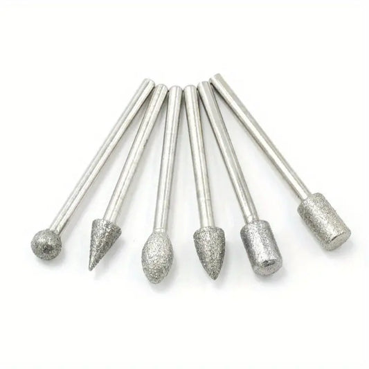 20PC Diamond Grinding Heads for Jade Carving and Sanding